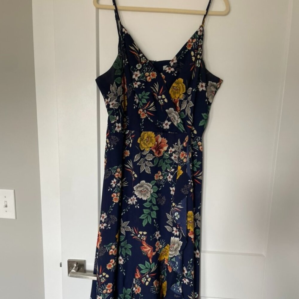 Nordstrom Chelsea 28 Floral Midi Dress Size XL